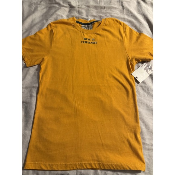 rebels Other - Rebel Vengeance Biere Tee Shirt Yellow Orange‎ Small NWT